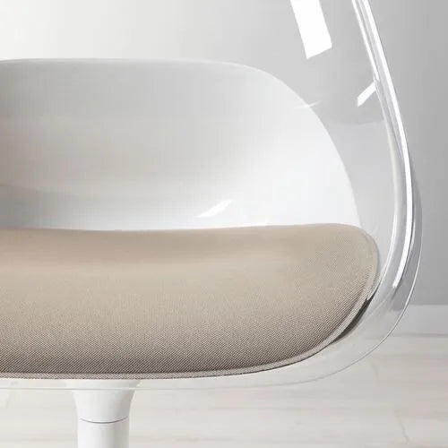 كرسي شفاف قاعده دائرية