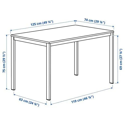 ميز طعام فيهال + 4 كراسي