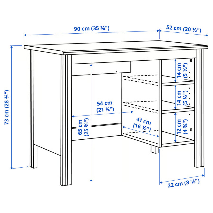 ميز مكتب بورسيلي ابيض