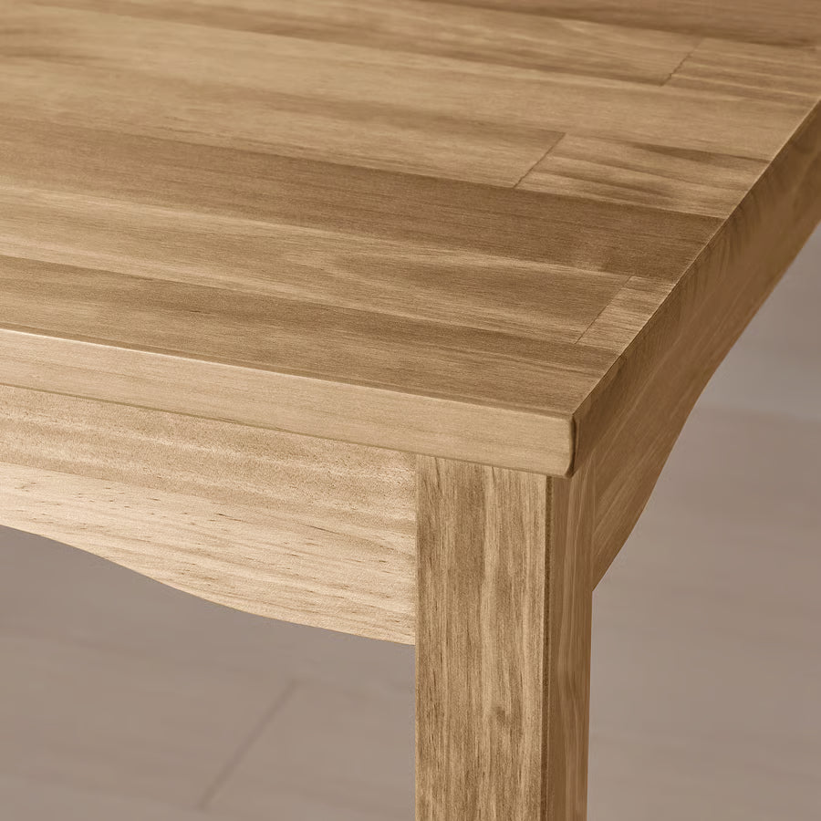 ميز طعام + 4 كراسي بار عالي خشبي