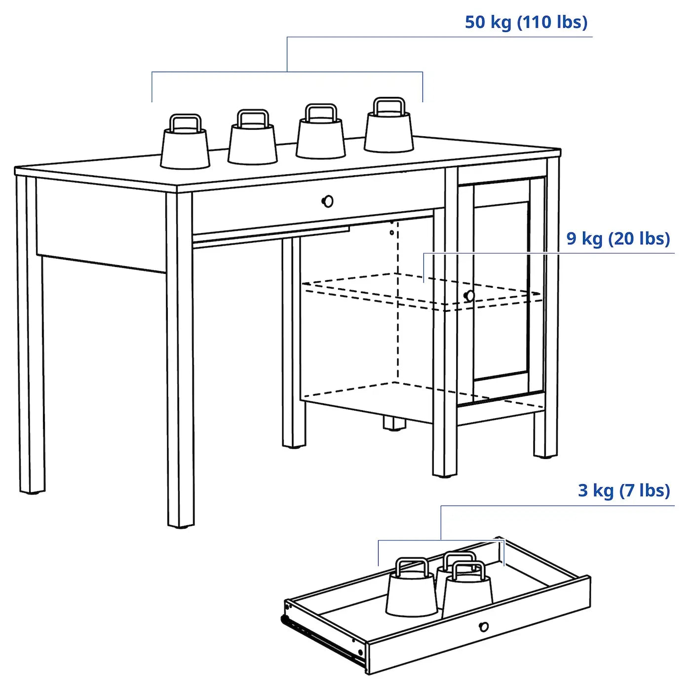 هيمنز ميز مكتب