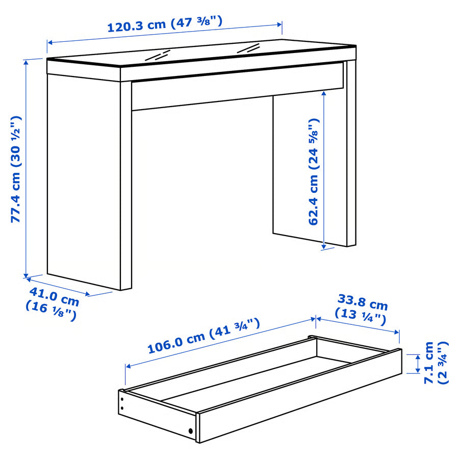 مالم ميز تواليت